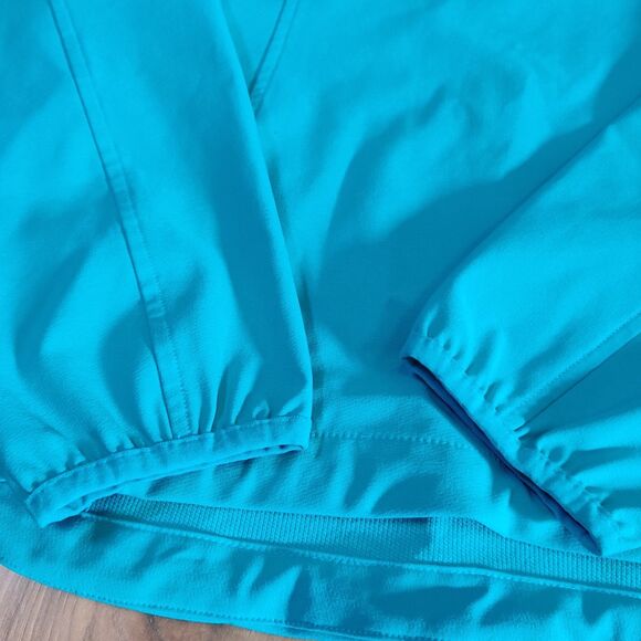 Women’s The North Face Teal Blue Green Apex 1/4 Zip Pullover Jacket Size Large - Picture 4 of 16
